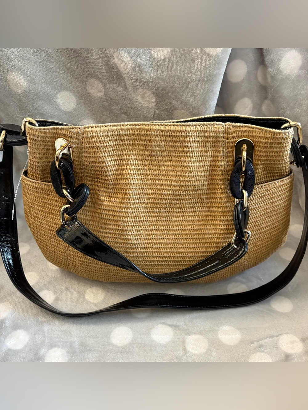Michael Michael Kors Straw Tote - Excellent Condition, Needs Minor Inside Clean